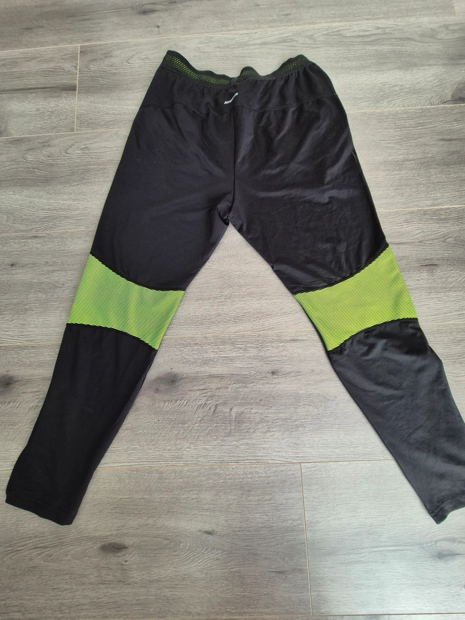 Kelme sports pants track pants black neon yellow size L / M – photo 8